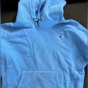 Blue champion hoodie